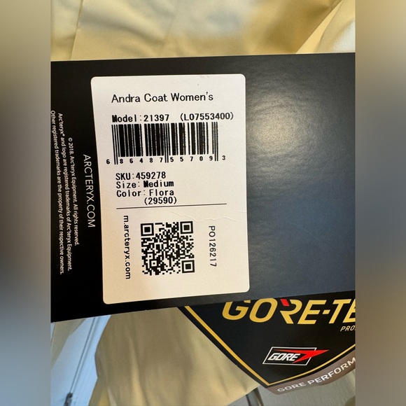 Arcteryx Andra Coat Women’s - Picture 3 of 3